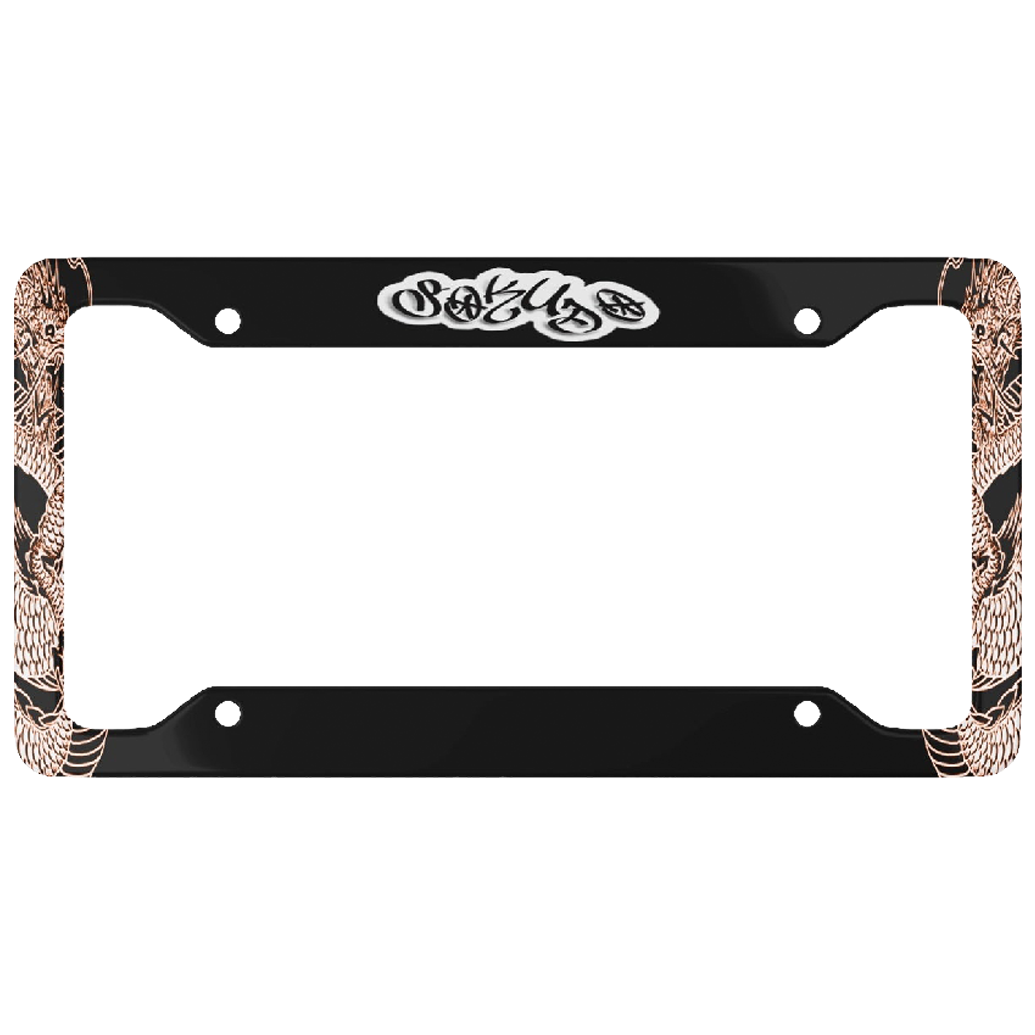 "ORANGE TATSU" License Plate Frame