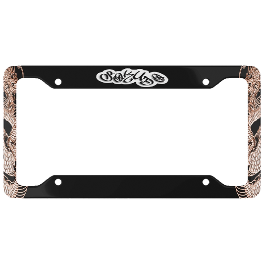 "ORANGE TATSU" License Plate Frame