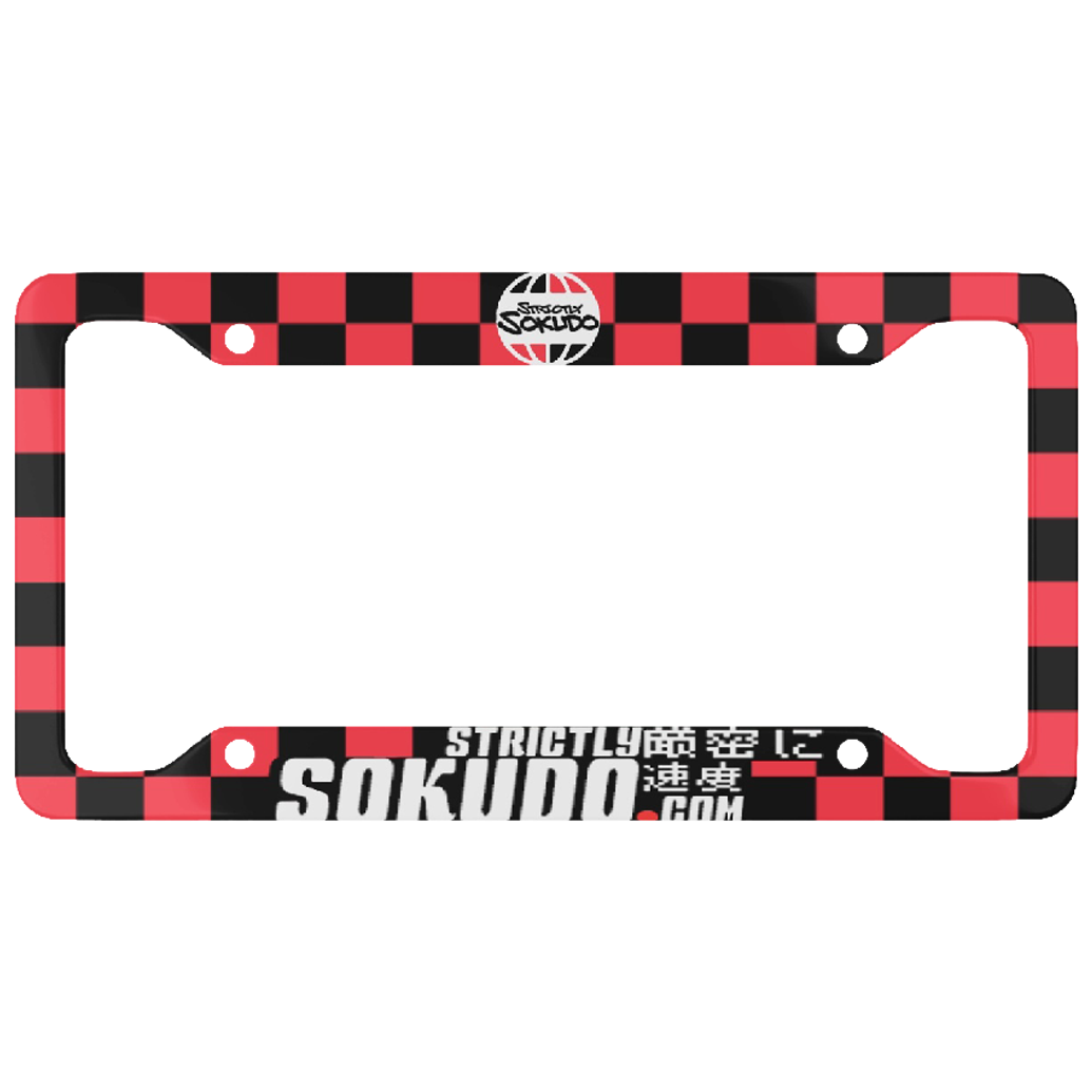 "CLASSIC RED" PLATE FRAME