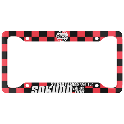 "CLASSIC RED" PLATE FRAME