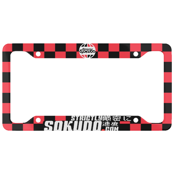 "CLASSIC RED" PLATE FRAME