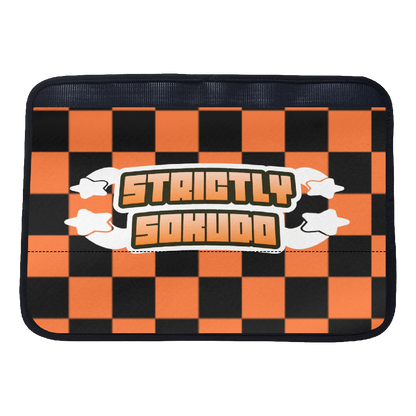 "ORANGE SUPERSTAR" SEAT BELT CUSHION