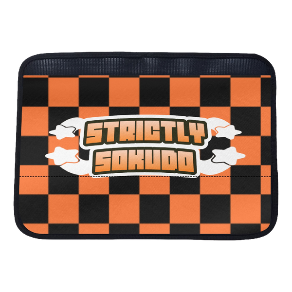 "ORANGE SHOOTING STAR" SEAT BELT CUSHION