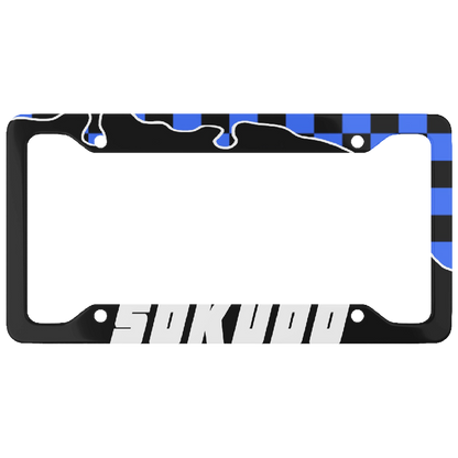 "BLUE OOZE" PLATE FRAME