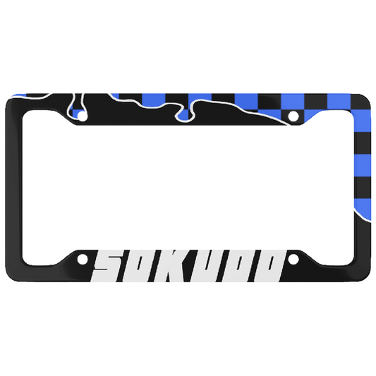 "BLUE OOZE" PLATE FRAME