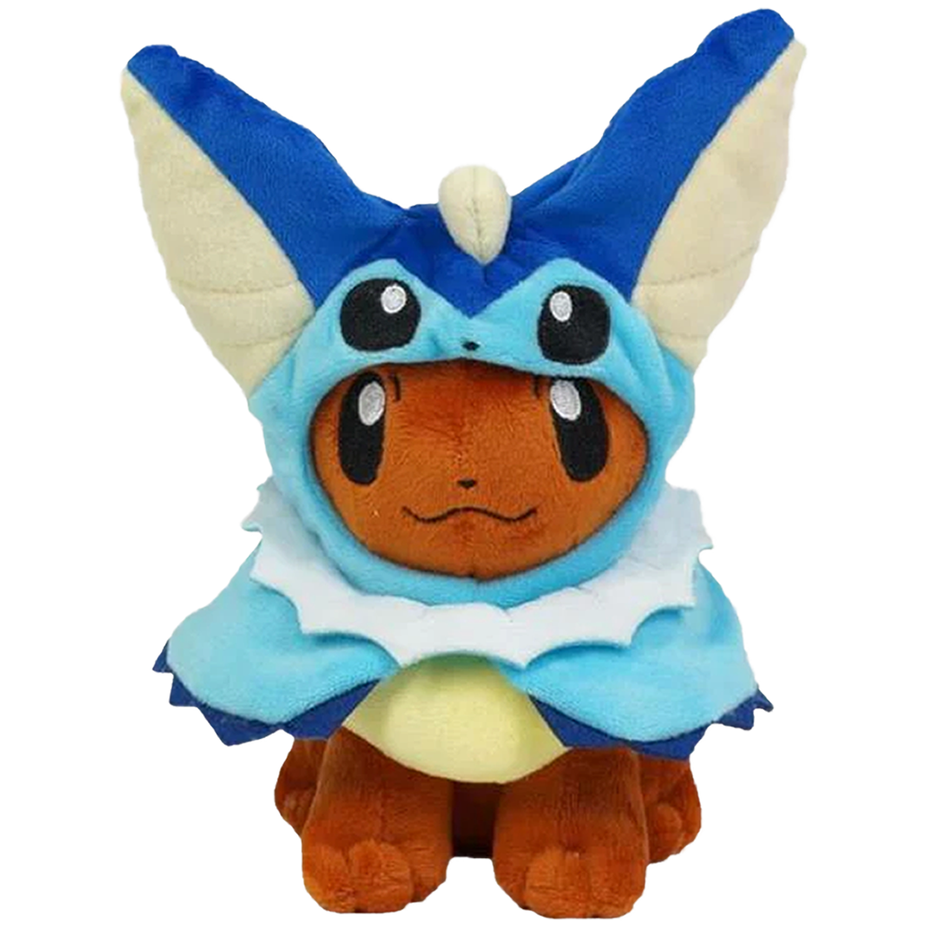 "EEVEE AS VAPOREON" POKEMON PLUSH