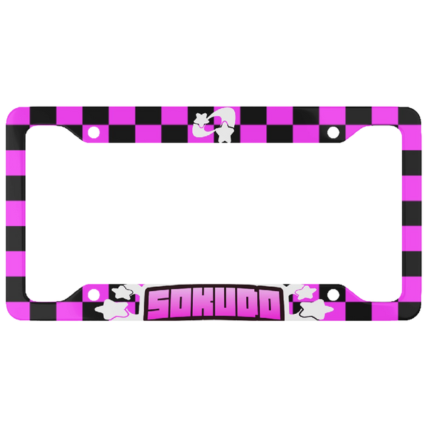 "PINK SHOOTING STAR" PLATE FRAME