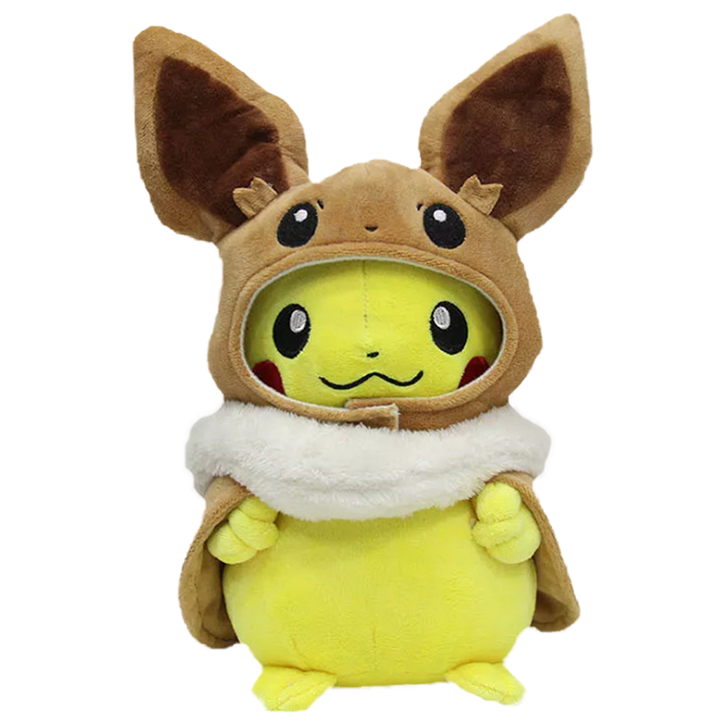 Pikachu as Eevee Plush