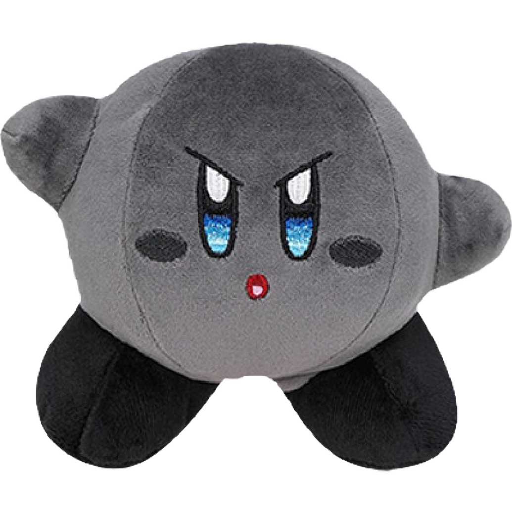 Black and White Kirby Plush