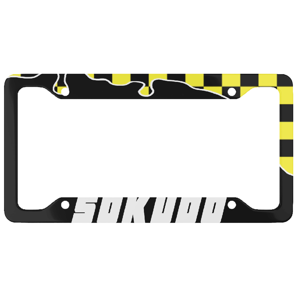 "YELLOW OOZE" PLATE FRAME