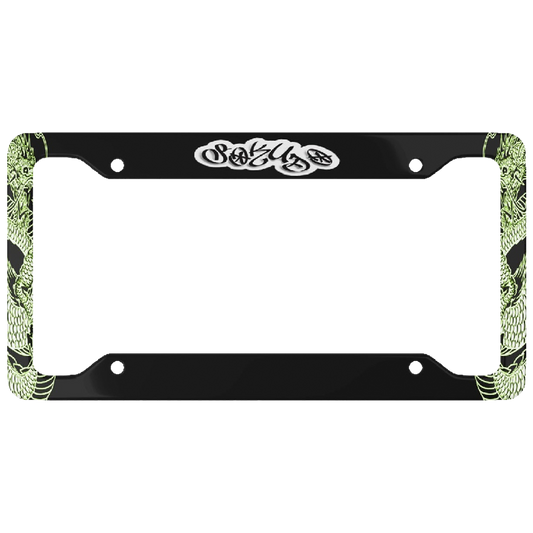 "GREEN TATSU" License Plate Frame