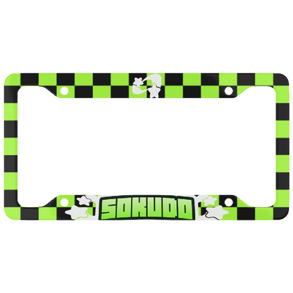 "GREEN SUPERSTAR" PLATE FRAME