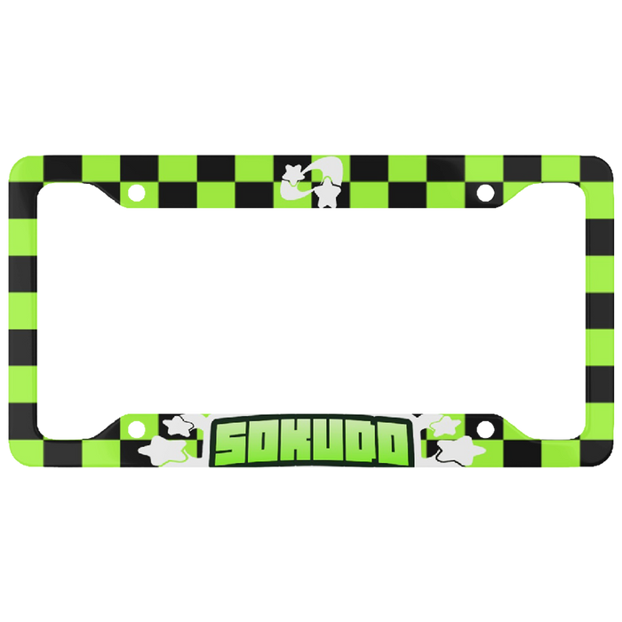 "GREEN SHOOTING STAR" PLATE FRAME