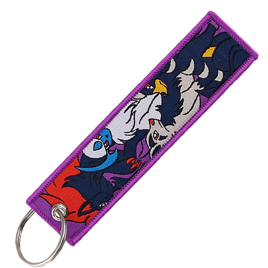 "Dark Types" Key Tag