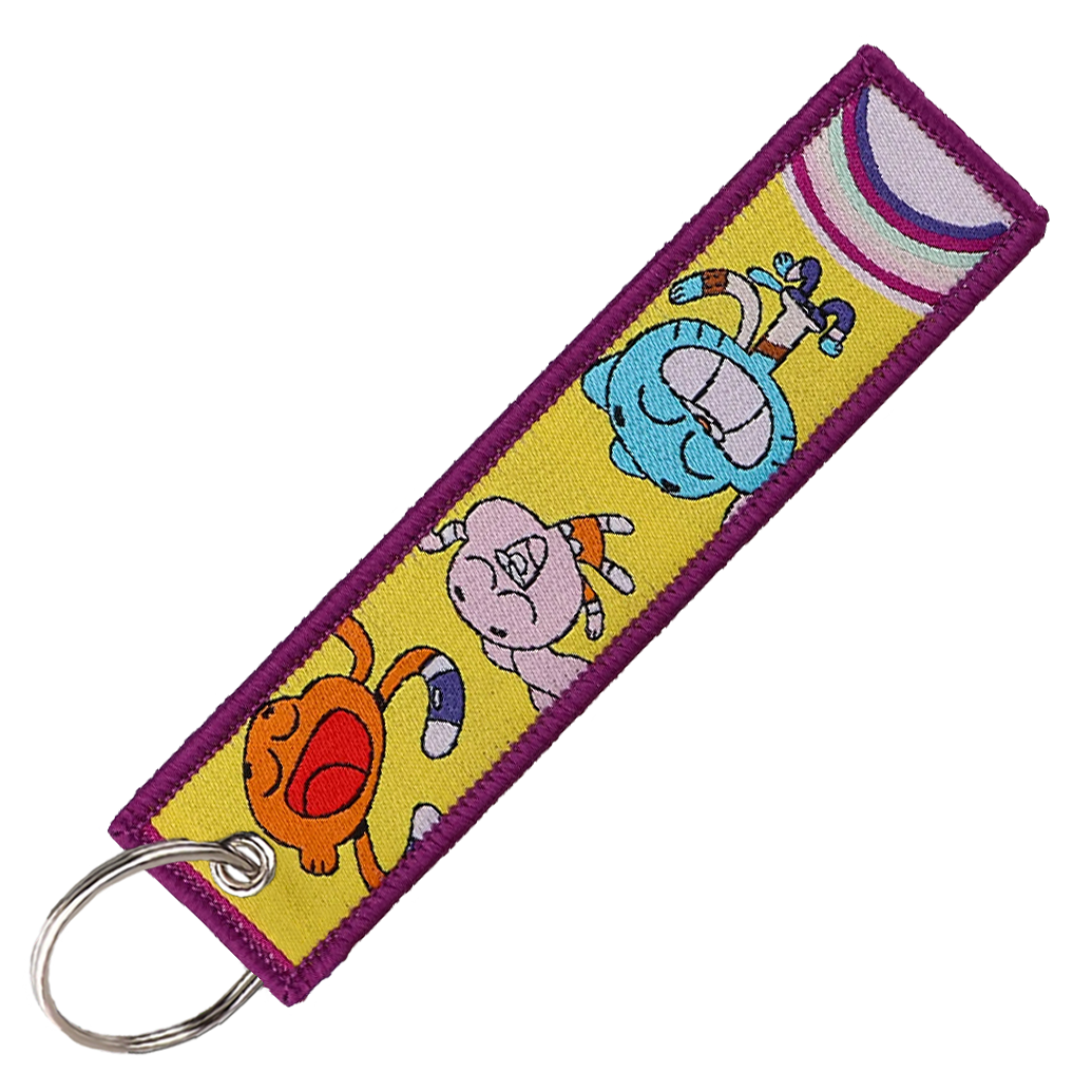 "Gumball and Darwin" Key Tag