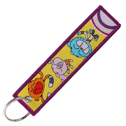 "Gumball and Darwin" Key Tag