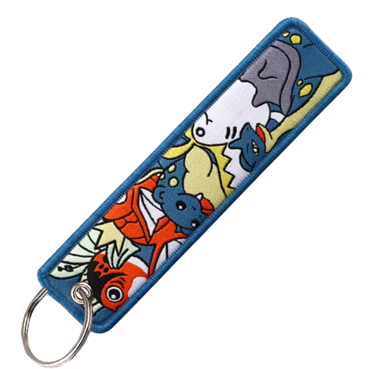 "Water Types" Key Tag