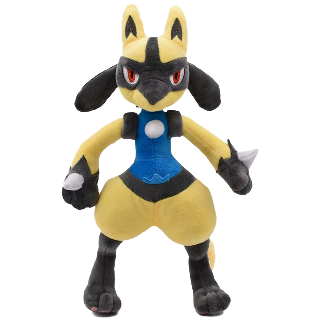 "SHINY LUCARIO" POKEMON PLUSH