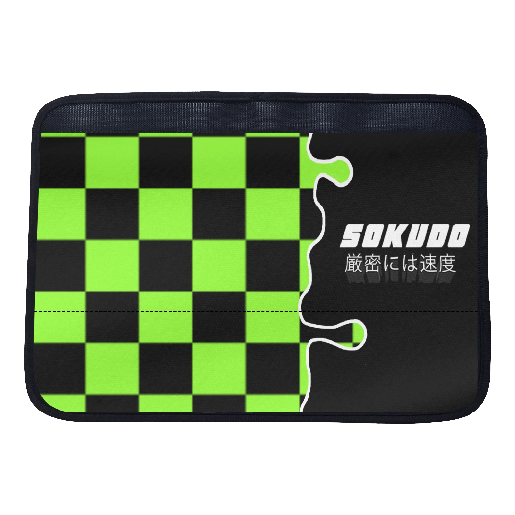 "GREEN OOZE" Seat Belt Cushion