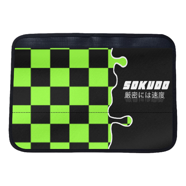 "GREEN OOZE" SEAT BELT CUSHION