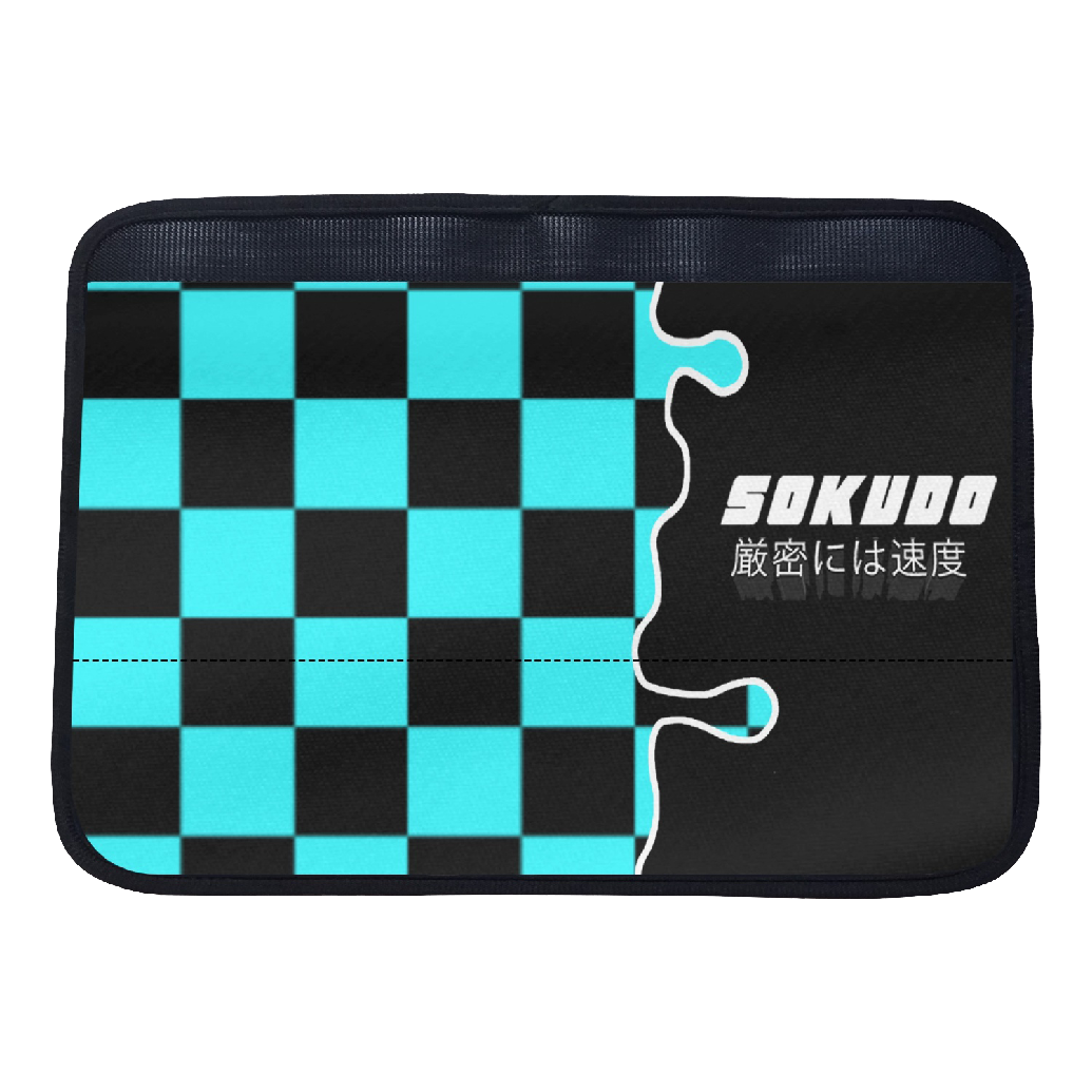 "LIGHT BLUE OOZE" Seat Belt Cushion