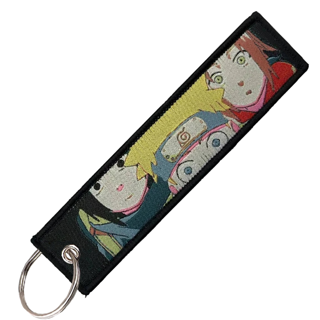 "Naruto Trio" Key Tag