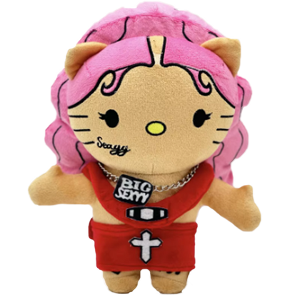 "SEXY REDD" Hello Kitty Plush