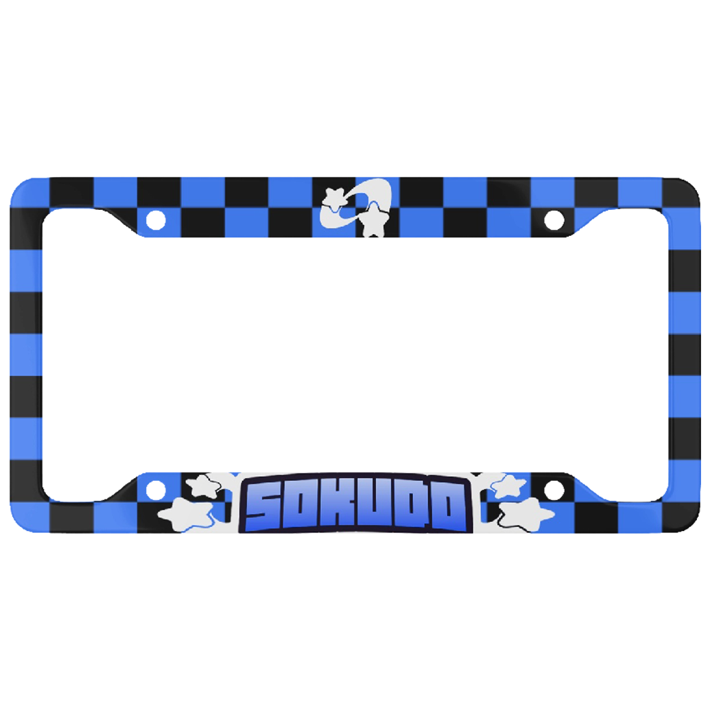 "BLUE SUPERSTAR" PLATE FRAME