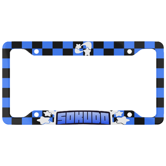 "BLUE SUPERSTAR" PLATE FRAME