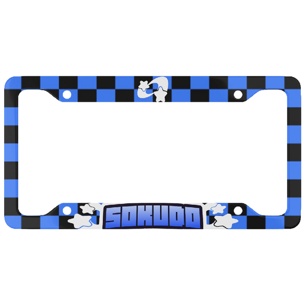 "BLUE SHOOTING STAR" PLATE FRAME