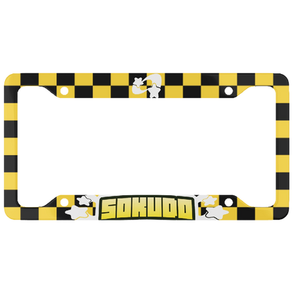 "YELLOW SUPERSTAR" PLATE FRAME