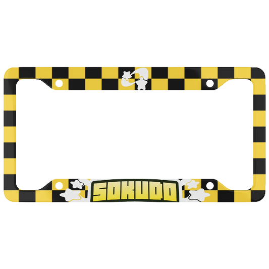 "YELLOW SUPERSTAR" PLATE FRAME