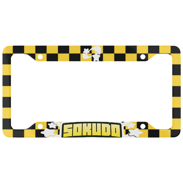 "YELLOW SHOOTING STAR" PLATE FRAME