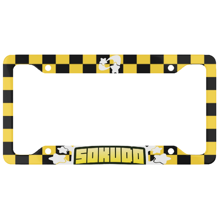 "YELLOW SHOOTING STAR" PLATE FRAME
