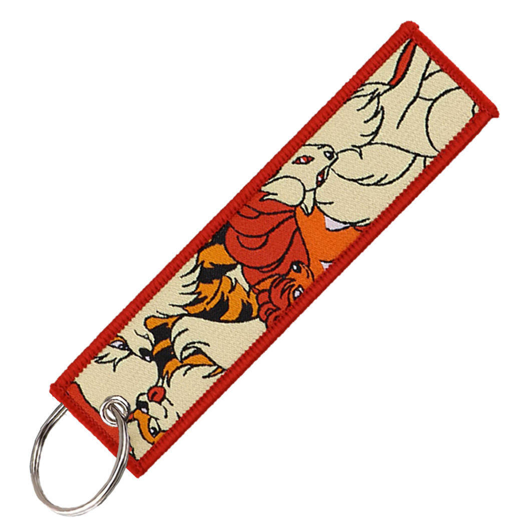 "Fire Types" Key Tag