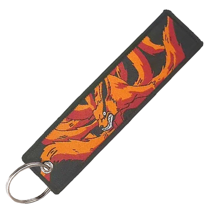 "Naruto Nine Tailed Fox" Key Tag