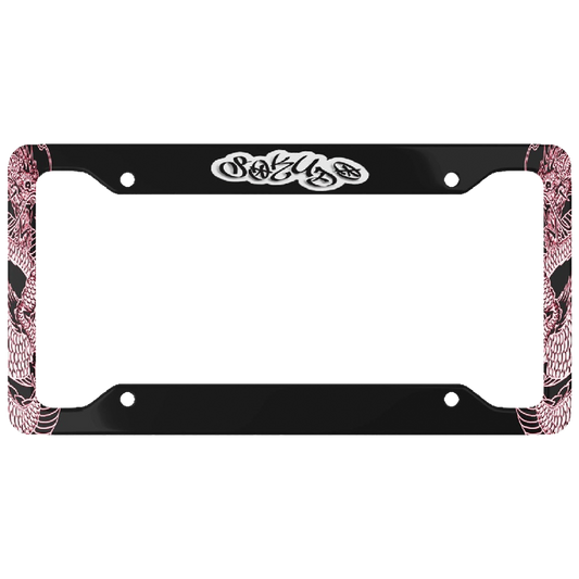 "RED TATSU" License Plate Frame