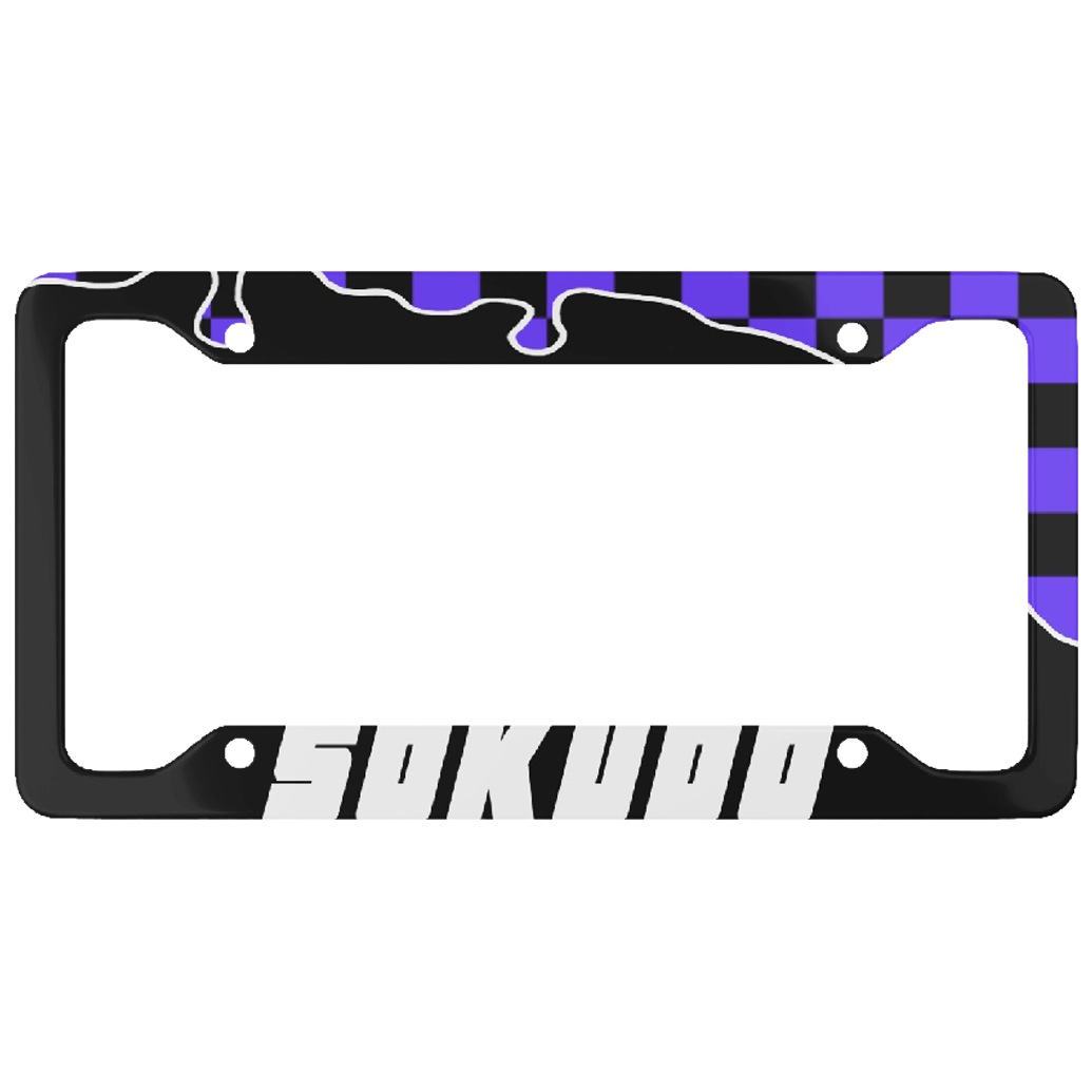 "PURPLE OOZE" PLATE FRAME