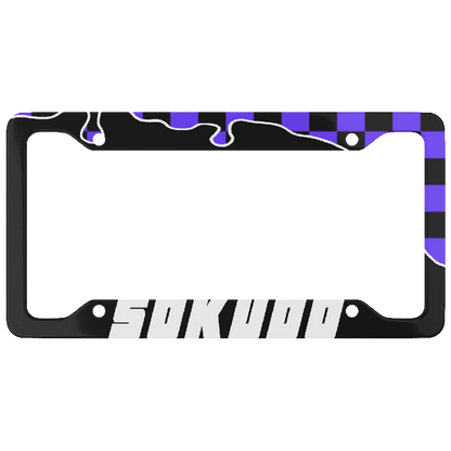 "PURPLE OOZE" PLATE FRAME