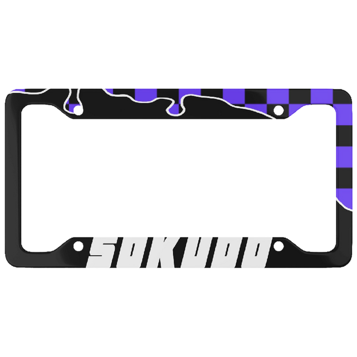 "PURPLE OOZE" PLATE FRAME