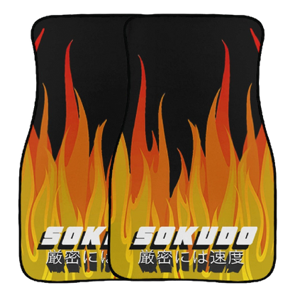 "ORANGE INFERNO" Floor Mats