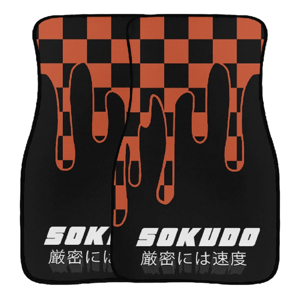 "ORANGE OOZE" FLOOR MATS