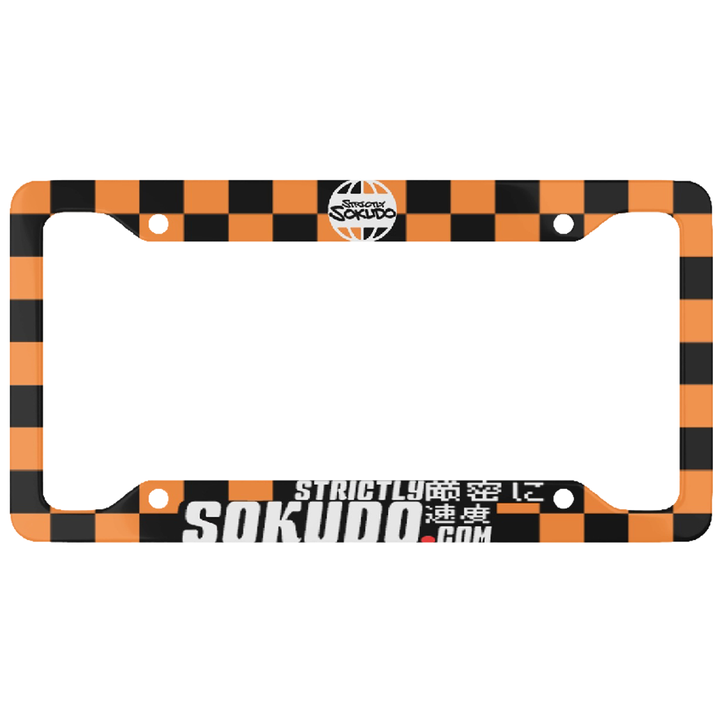 "CLASSIC ORANGE" PLATE FRAME