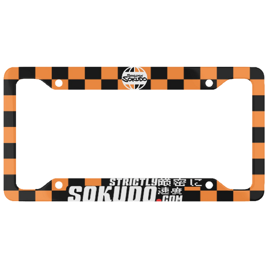 "CLASSIC ORANGE" PLATE FRAME