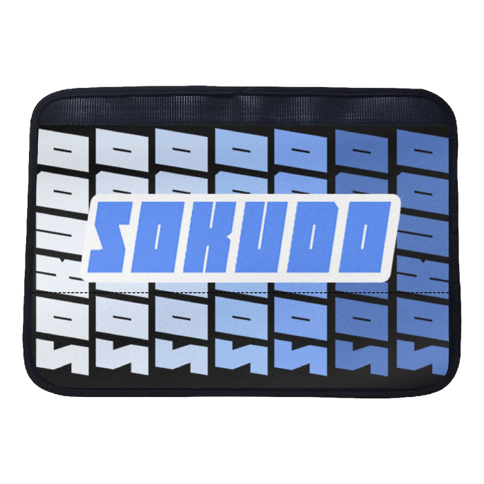 "BLUE FADED" SEAT BELT CUSHION
