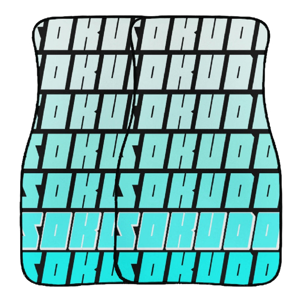 "LIGHT BLUE FADED" FLOOR MATS