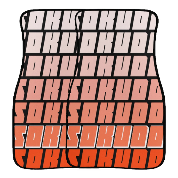 "ORANGE FADED" FLOOR MATS