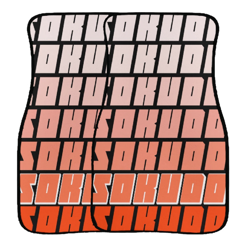 "ORANGE FADED" FLOOR MATS