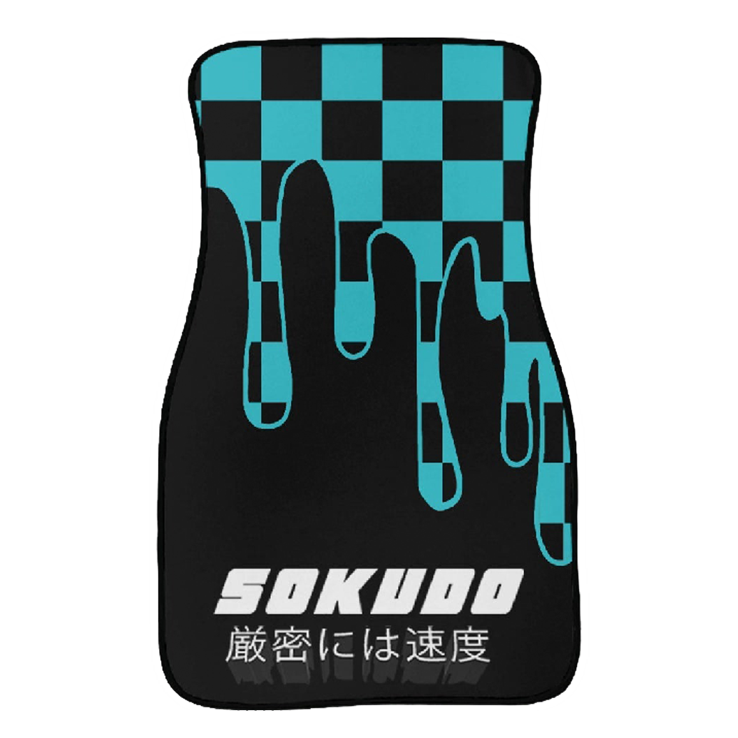 "LIGHT BLUE OOZE" FLOOR MATS