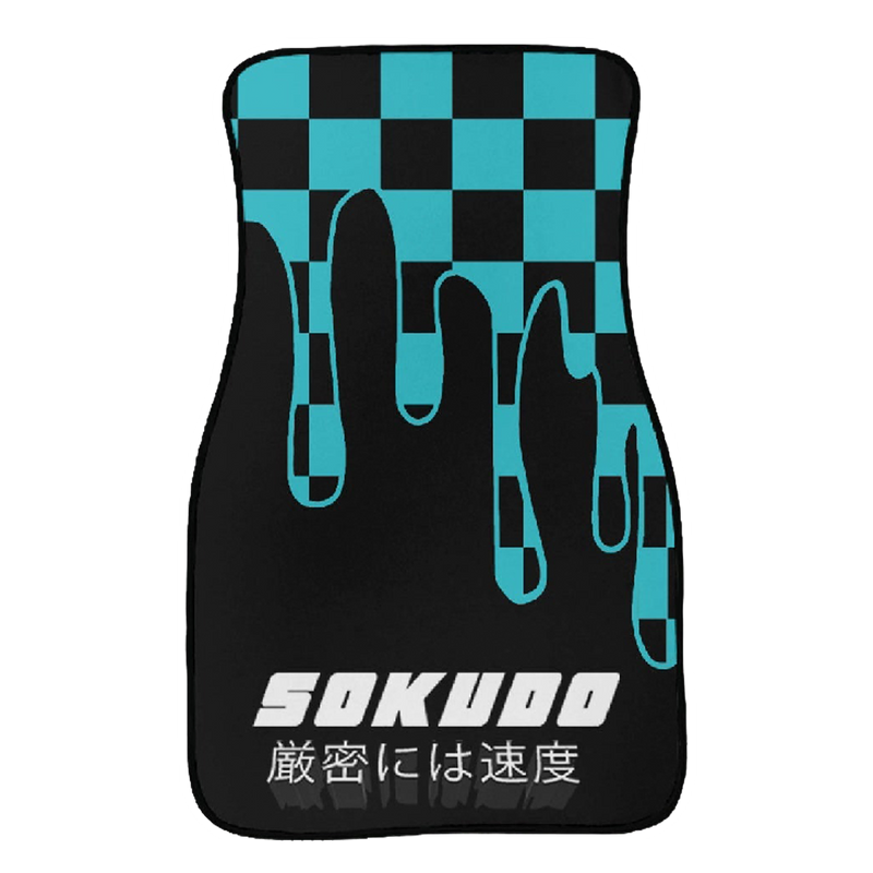 "LIGHT BLUE OOZE" FLOOR MATS